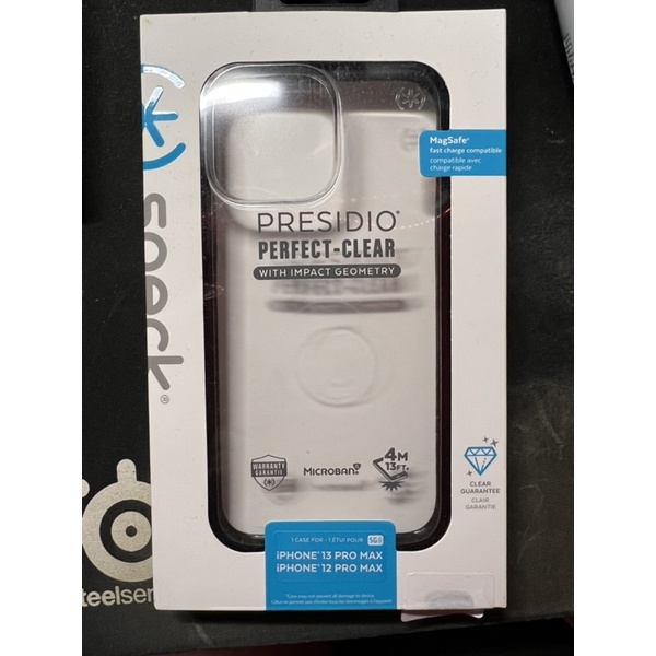 二手Speck Presidio PerfectClear Geo透明防摔iPhone 12/13 Pro Max手機殼