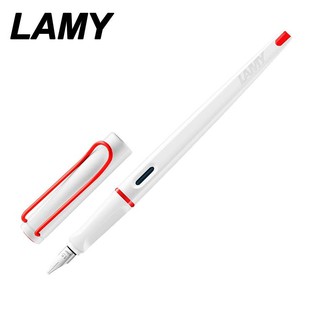 德國 LAMY 喜悅系列 JOY 限量白復古紅夾 鋼筆 /支 15