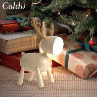 【Caldo 卡朵生活】耶誕麋鹿LED情境小夜燈