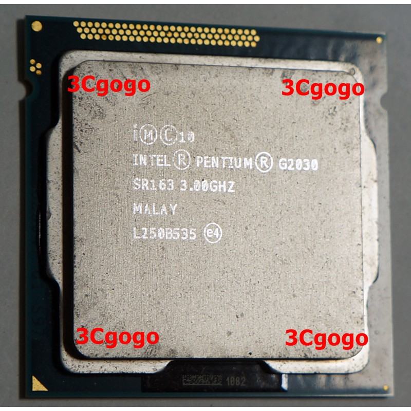 【優質二手良品】Intel Pentium G2030 雙核/3.0GHz/3M/55W/22奈米/正式版 CPU無風扇