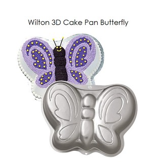 美國 Wilton 3D Cake Pan Butterfly 蝴蝶 3D 蛋糕烤盤 新品