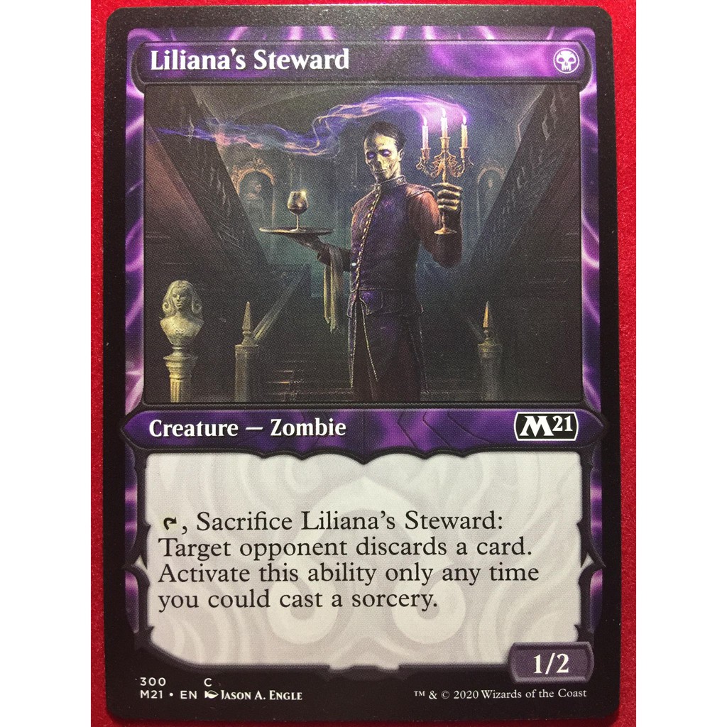 [Lucky]🌸魔法風雲會 MTG🌸 核心系列2021 (M21) 莉蓮娜的管家 Liliana's Steward