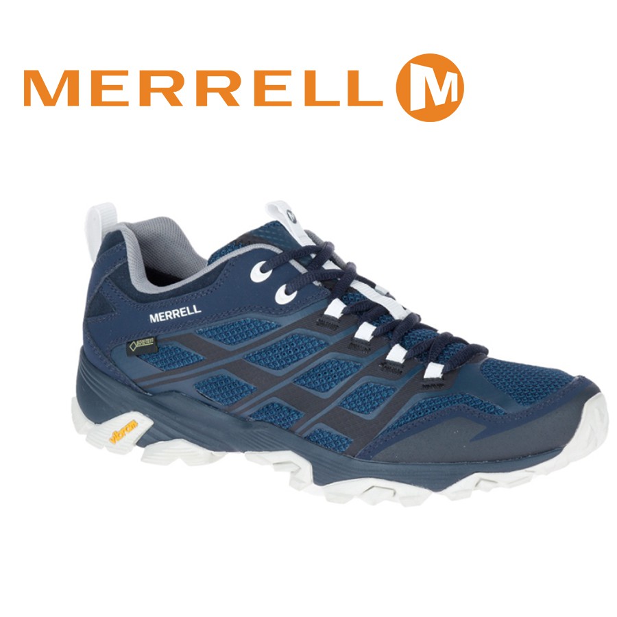 MERRELL 美國 男款 MOAB FST GORE-TEX 登山健行鞋《深藍/灰》/ML598189/悠遊山水