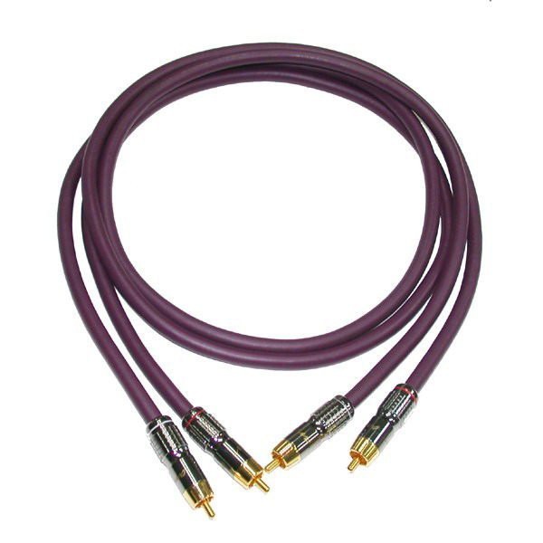 ANV【立體聲訊號線1公尺】高級紫色(AS-20101A)一對
