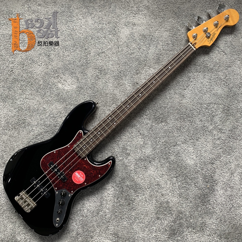 【反拍樂器】Squier Classic Vibe 60S J BASS Black 黑色