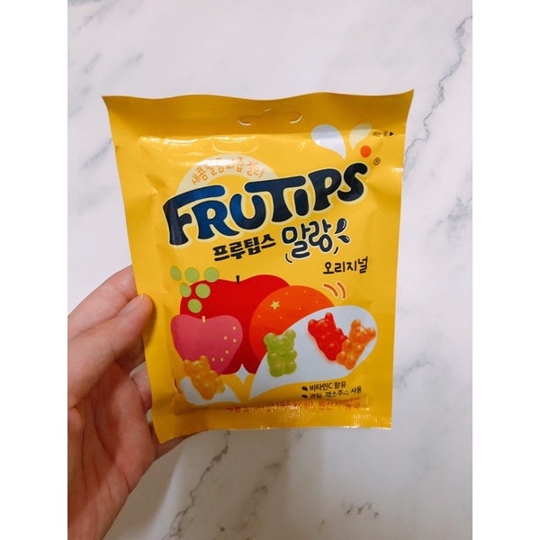 韓國 Frutips 原味果汁軟糖 60g 黑嘉麗軟糖