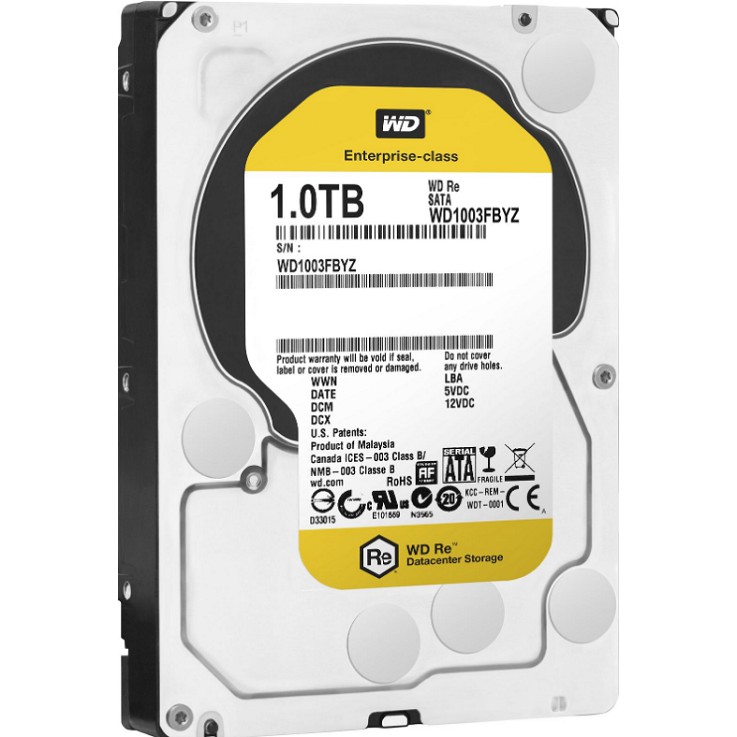 WD 威騰  企業級Re 1TB  WD1003FBYZ  3.5吋SATA硬碟 FBYZ