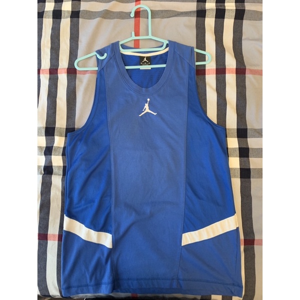 《二手》Air Jordan 男生球衣 喬丹 男款籃球球衣 無袖上衣 透氣排汗