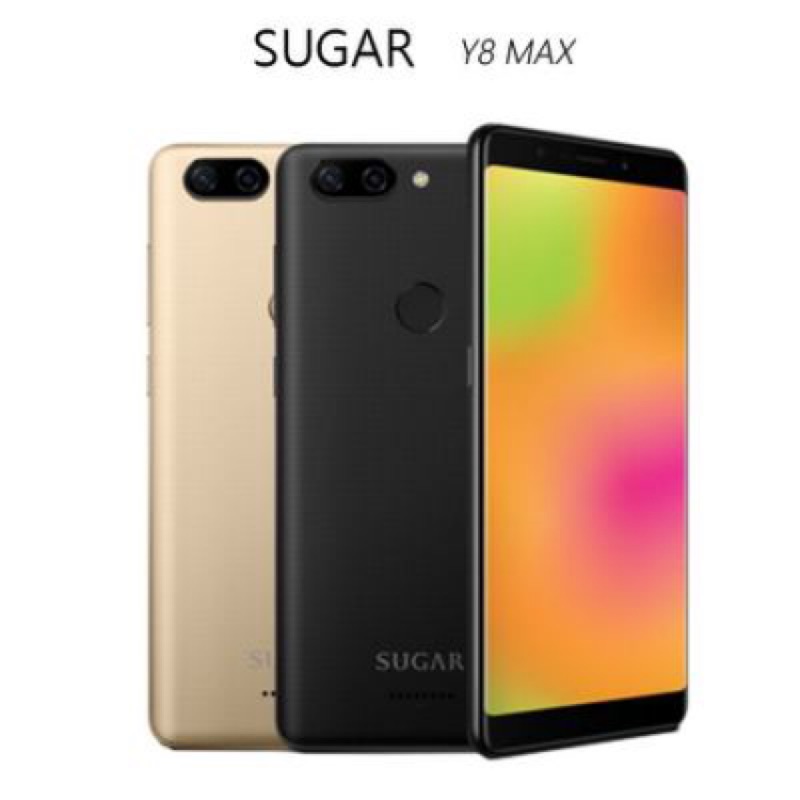 Sugar Y8 max三鏡頭4G雙卡雙待手機（金色）