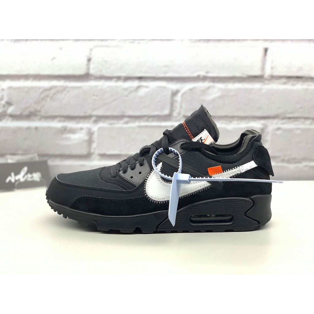 ☆小B之都☆ OFF-WHITE x Nike Air Max 90 AA7293-001 男女款 黑色