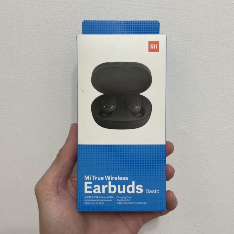 小米藍芽耳機AirDots超值版！（顏色為黑色）抽獎抽到，全新無拆封！