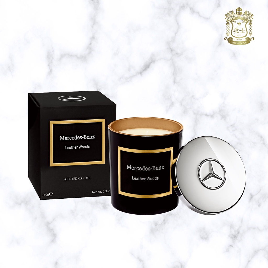 Mercedes-Benz 木質與皮革 頂級居家香氛工藝蠟燭180g