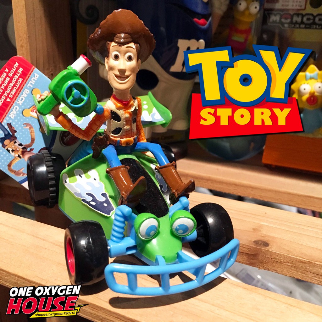 香港disney 迪士尼玩具總動員發聲胡迪回力車小汽車遙控車汽車玩具公仔坐汽車車子 蝦皮購物