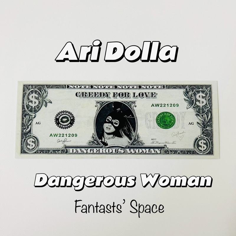 F•L🚀(現貨)購於🇬🇧 Ariana Grande Ari Dolla Dangerous Woman雙面印刷