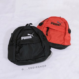 現貨 兩色 PUMA Mini 雙肩包 後背包 側背包 小包 串標 076154-01 黑 076154-02 紅