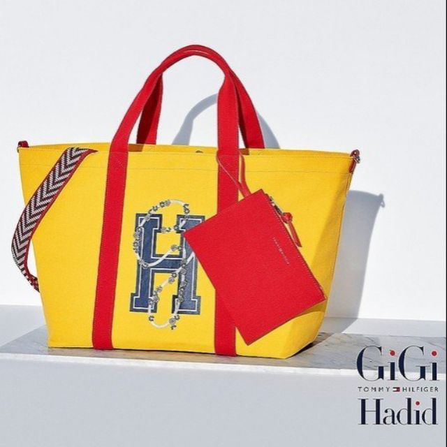 tommy hilfiger canvas bag