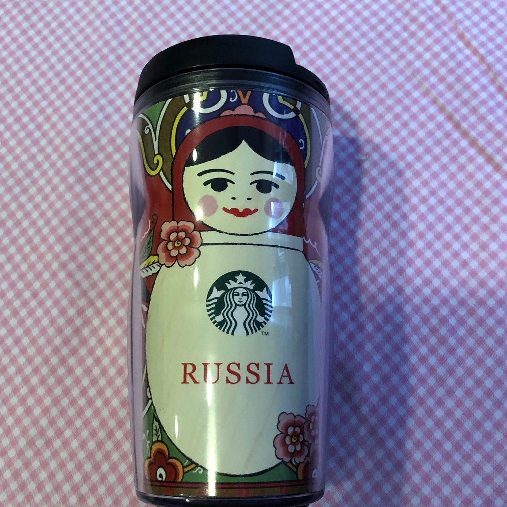 &lt;全新現貨&gt; 國外俄羅斯限定版 星巴克Starbucks 俄羅斯娃娃隨行杯 355 ml 收藏版