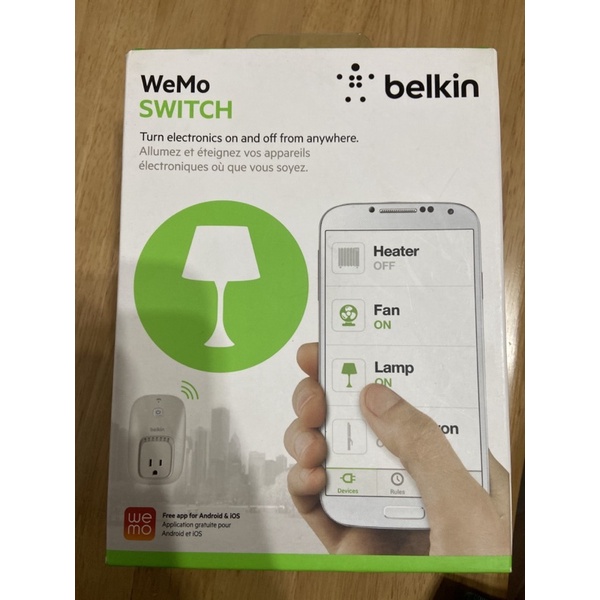 Belkin WeMo Home Automation Switch 智慧型電源插座