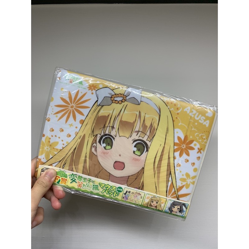 全新正版一番賞動漫周邊產品收藏pvc 滑鼠墊f賞小豆梓變態王子與不笑貓女生可愛 蝦皮購物