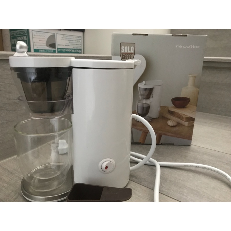 2️⃣二手私物2️⃣ 日本 Recolte 麗克特 單人 小型 咖啡機 Solo Kaffe 小家電