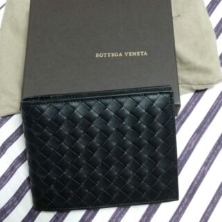 BOTTEGA VENETA黑色經典 男用皮夾