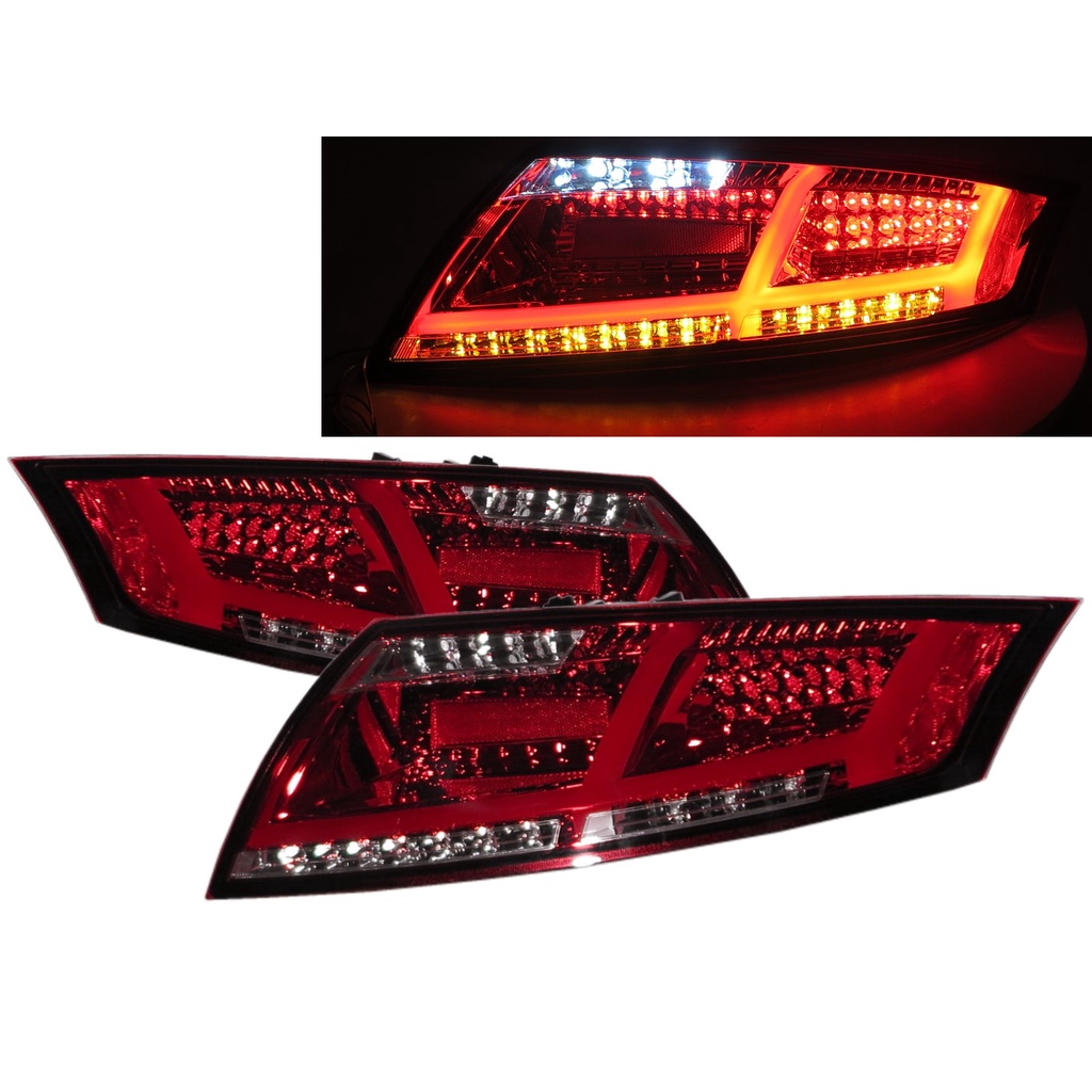 出清價-卡嗶車燈 適用 AUDI 奧迪 TT 8J 2006-2014 兩門車 LED - 尾燈一組