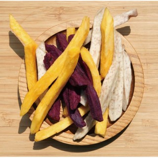[烘培王] 250g 三色芋薯條 芋頭條 地瓜條 紫地瓜條 黃金地瓜脆條 薯條