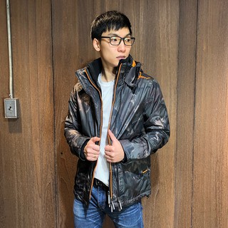 美國百分百【Superdry】極度乾燥 Arctic 風衣 連帽 防風外套 夾克 刷毛 男 迷彩橘 有大尺碼 J950