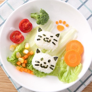 貓咪造型飯糰模具/日本造型便當模具/野餐壽司飯糰模具