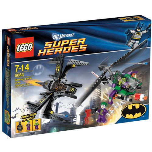 樂高 LEGO 6863 超級英雄系列 蝙蝠戰機高譚市天空追逐戰