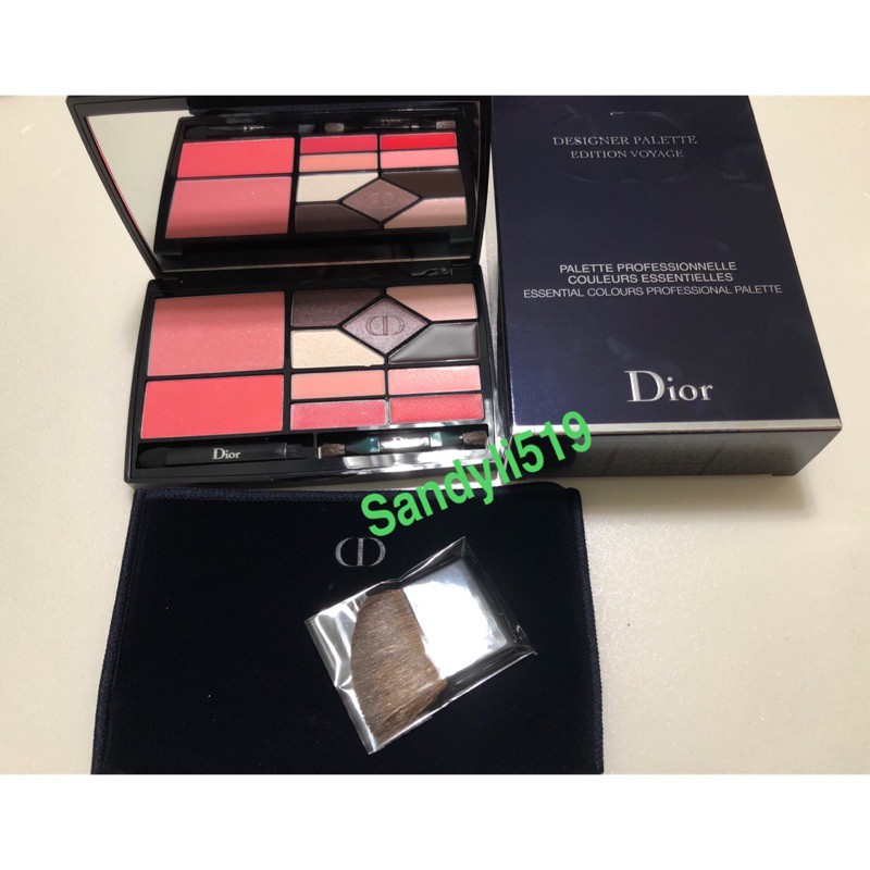 Dior 迪奧🔥 時尚全妝盤 眼影 唇彩 唇膏 腮紅 刷具 限量品送禮最佳 盒裝 附提袋緞帶
