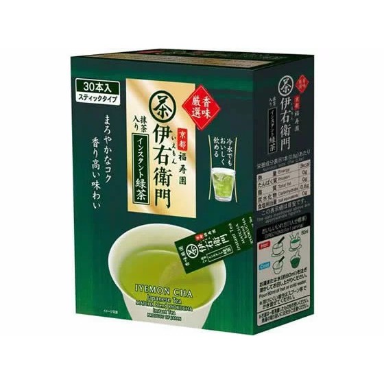 【有間店】日本 宇治の露 伊右衛門 香味嚴選 特濃抹茶綠茶