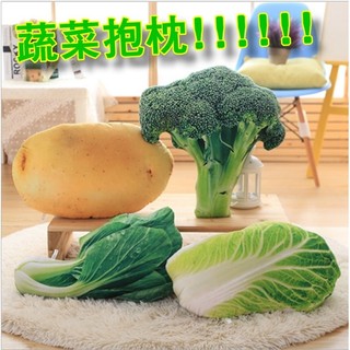 【臺灣出貨】捧花 新郎捧花 伴郎捧花 蔬菜抱枕 模擬抱枕 花椰菜 白菜 青江菜 抱枕 座墊 枕頭【HL21】