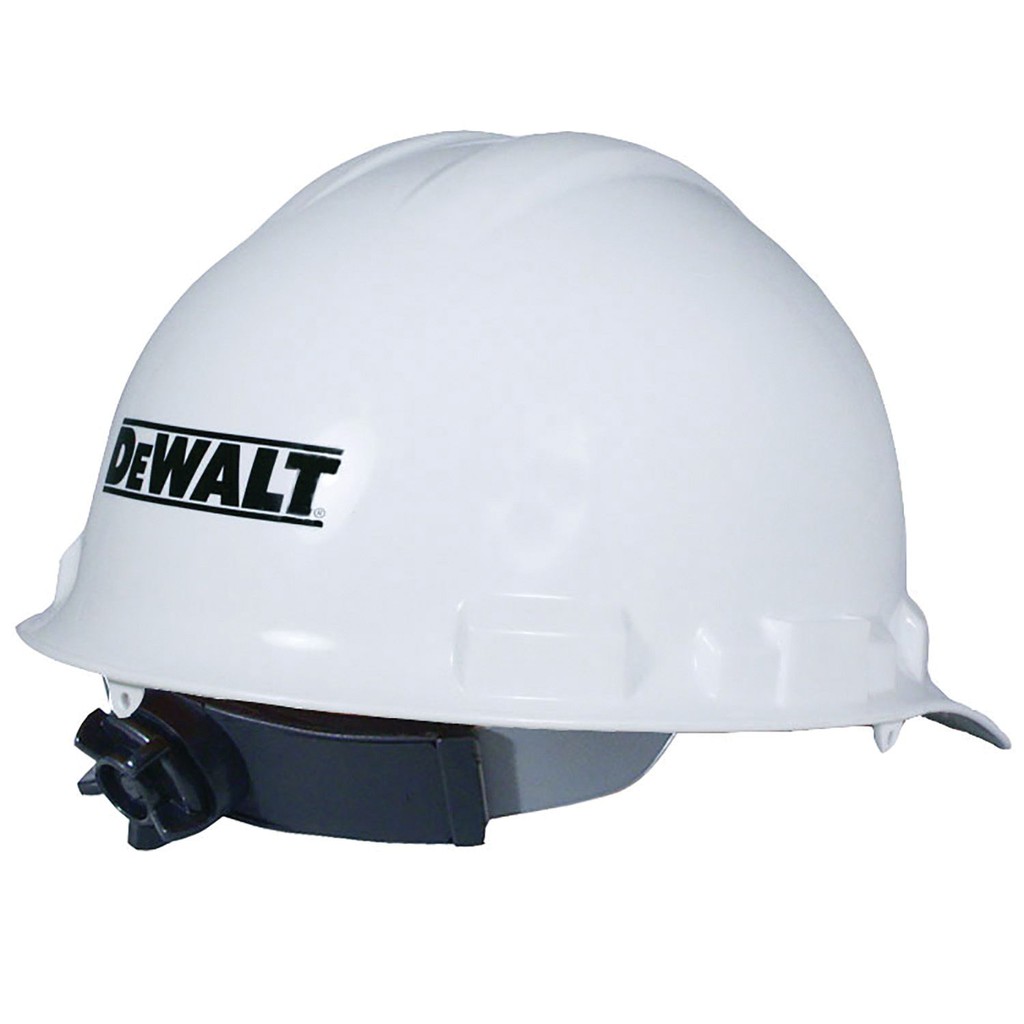 預購限量Dewalt得偉原廠進口6點棘輪懸掛式白色工程帽 工作帽 安全帽