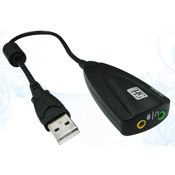 [小燦的店]KT USB 7.1音效卡含線 桌機 筆電 USB帶線式音效卡 虛擬7.1聲道環繞 盒裝 外接式音效卡