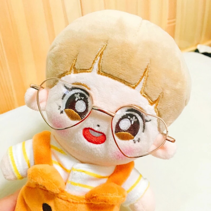 🔅預購🔅【寬度10cm 愛心眼鏡 / 墨鏡】BTS EXO BIGBANG 娃娃 玩偶可戴（權志龍 防彈少年團）