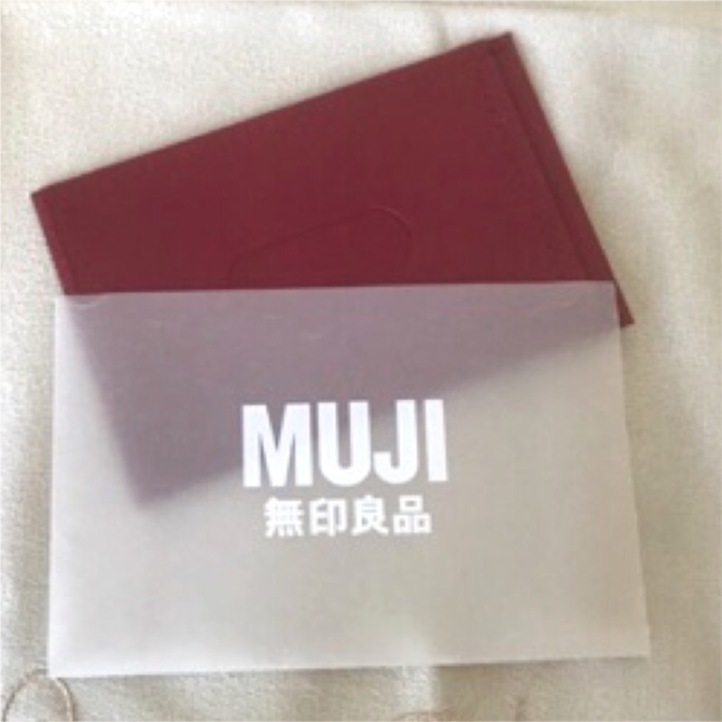 無印良品卡片夾 Muji ！限量紀念版 紅色 f͙u͙j͙i͙k͙o͙8835