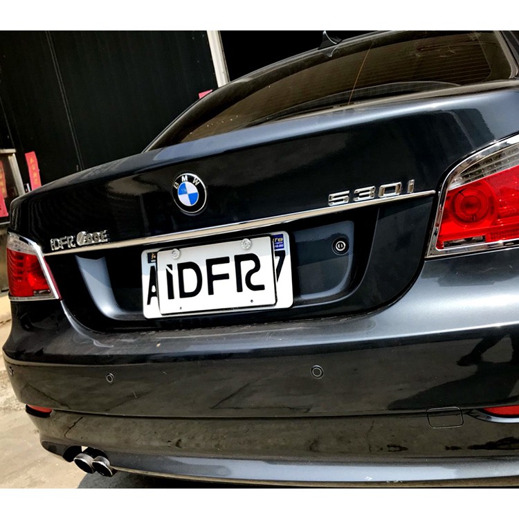 圓夢工廠 BMW 5系 E60 2003~2010 520 525 528 530 改裝 鍍鉻銀 後車箱 尾門飾條貼