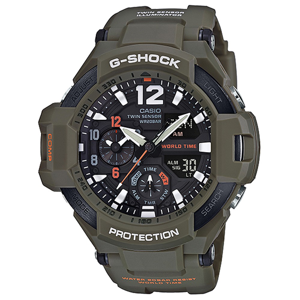 【CASIO】潮流經典大賞 G-SHOCK  GA-1100KH-3A 原廠公司貨