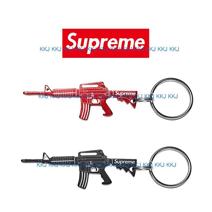 2014 SUPREME M16 BOTTLE OPENER 鑰匙圈 黑色、紅色