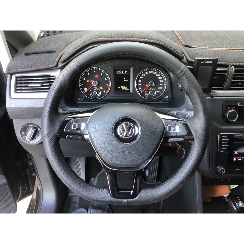 VW 福斯 golf 7 caddy mk4 手縫方向盤皮 播片款