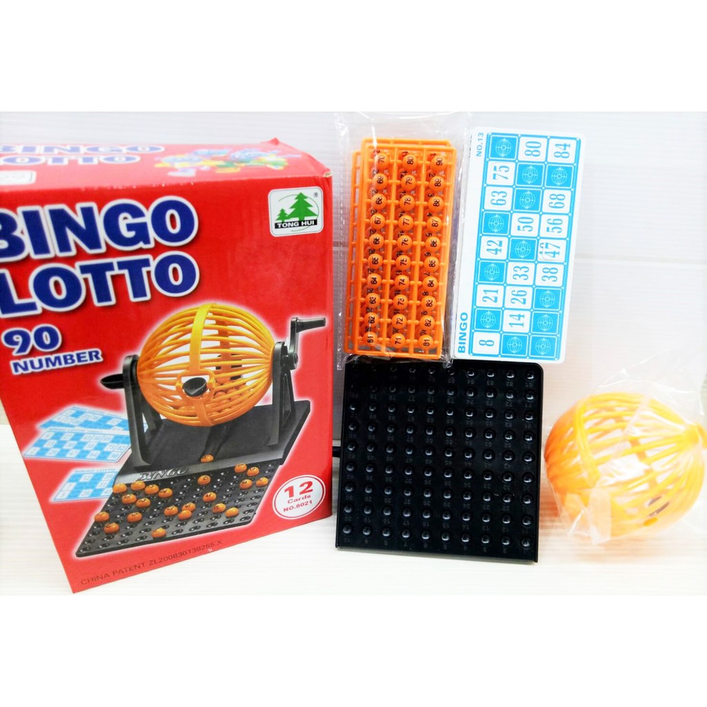 東馬小舖 桌遊賓果遊戲機搖獎機盒裝90球 蝦皮購物