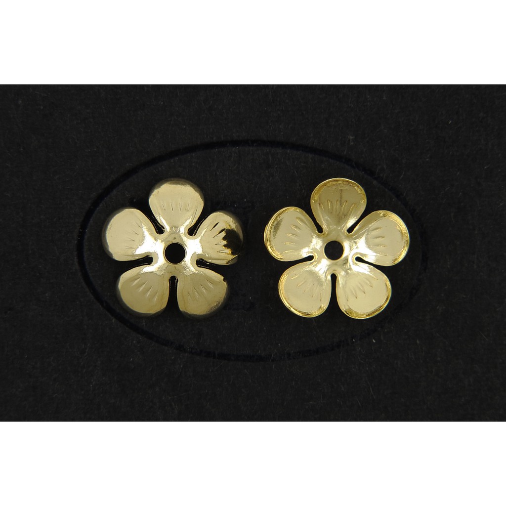 沐錦飾品材料diy 梅花紋五瓣銅花蓋花托珠蓋珠珠帽 100入 蝦皮購物