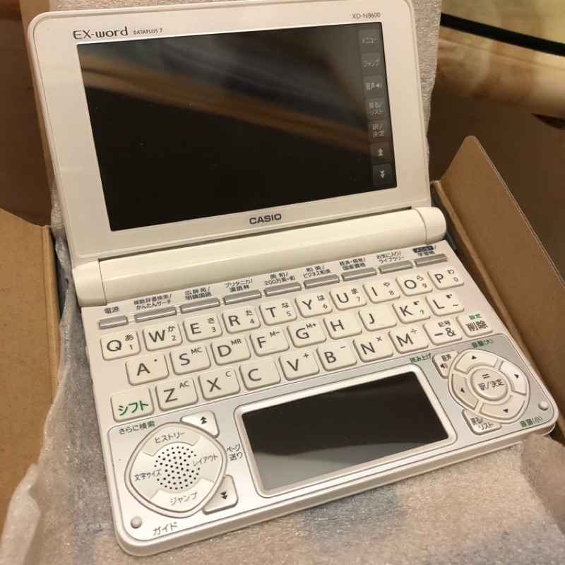 CASIO EX-word XD-N8600日文電子辭典日文翻譯機日本原裝購入保存良好 ...