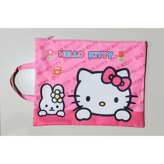 hello kitty 凱蒂貓 手提袋 手提包 手拿包 書包 女包 側背包 肩背包 粉紅色 檔案夾 文件袋 便當袋