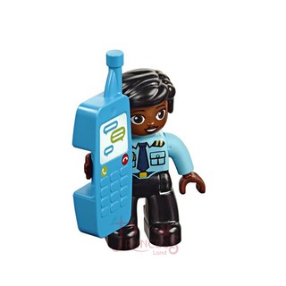 公主樂糕殿 LEGO 樂高 DUPLO 人偶 女 警察 含電話 手機 通訊器 (M026)