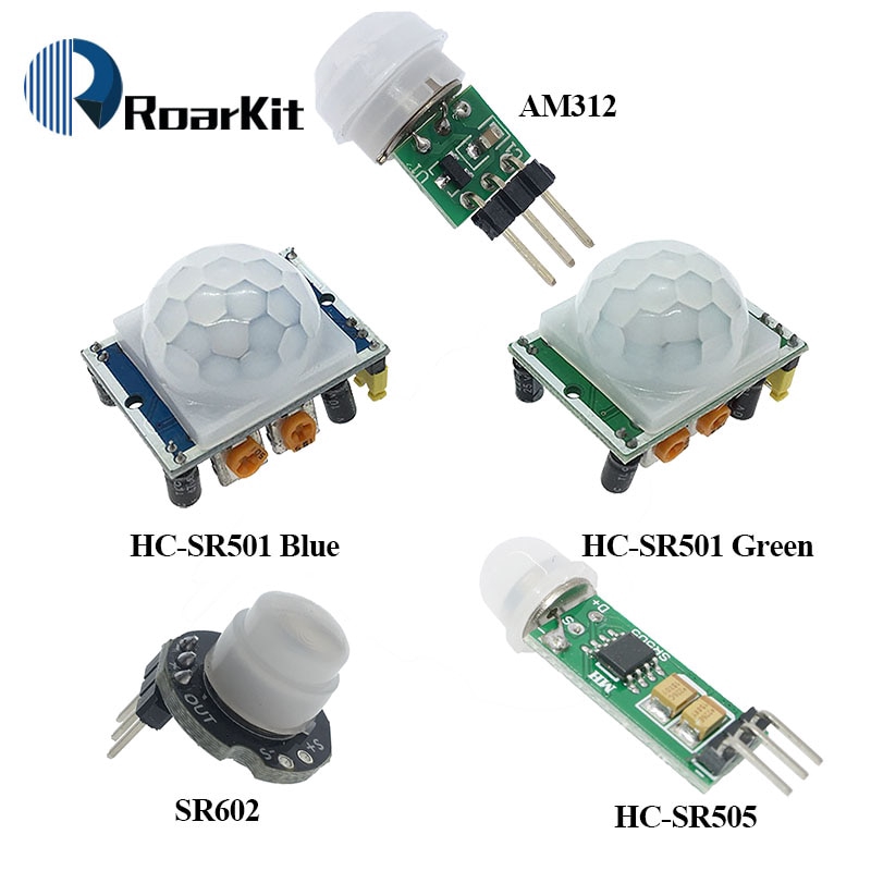 Am312 HC-SR501 HC-SR505 MH-SR602 調節紅外熱釋電紅外迷你 PIR 人體傳感器檢測模塊支架