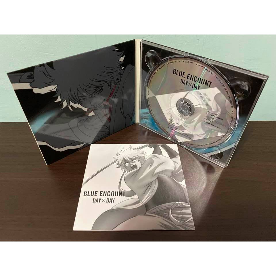 銀魂日版期間限定盤cd Blue Encount Day Day Op 坂田銀時神樂定春伊麗莎白 蝦皮購物