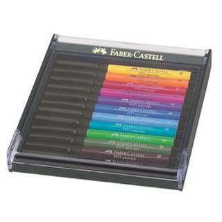 德國Faber-Castell PITT防水12色藝術筆(標準色系)