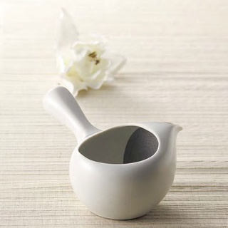 現貨 日本製 陶瓷 美濃燒 80目斜紋 白色茶壺 泡茶壺 茶葉 茶壺 茶具 養生茶 富士通販